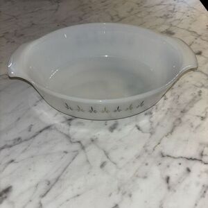 ANCHOR HOCKING Fire King Candle Glow 1-1/2 QT Casserole Dish Bowl USA‎ #437